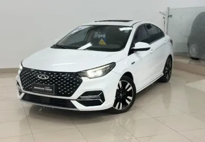 O caoa chery arrizo 6 pro hybrid 2023 combina um motor 1.5 turbo flex de 150 cv com um sistema híbri