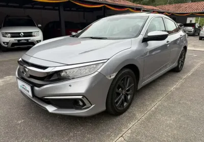Honda civic touring cvt - prata - 2020/2020