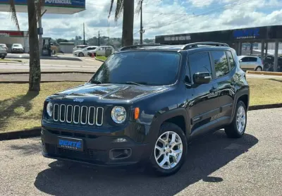 Jeep renegade longitude 1.8 4x2 flex aut. - preta - 2016/2016