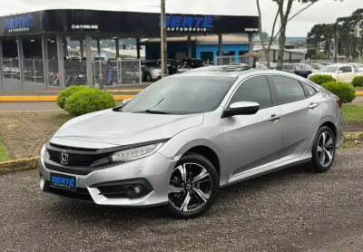 Honda civic sedan touring 1.5 turbo aut. - prata - 2017/2017