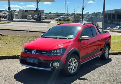 Volkswagen saveiro cross 1.6 t. flex ce - vermelha - 2014/2015