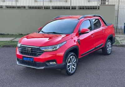 Fiat strada volcano 1.3 flex cd - vermelha - 2020/2021