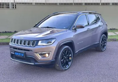 Jeep compass limited 2.0 4x2 flex aut. - cinza - 2018/2019