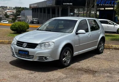 Volkswagen golf  1.6 mi total flex  - prata - 2009/2010