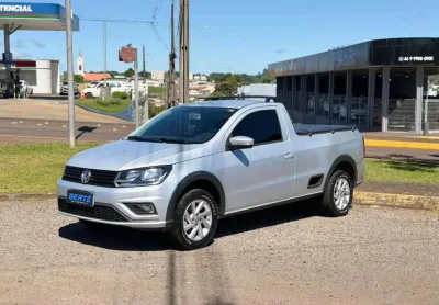 Volkswagen saveiro trendline 1.6 t.flex - prata - 2021/2022