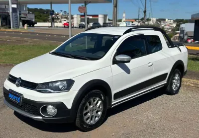 Volkswagen saveiro cross 1.6 t.flex cd - branca - 2016/2016