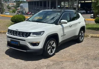 Jeep compass  limited 2.0 4x2 flex  aut. - branca - 2017/2017