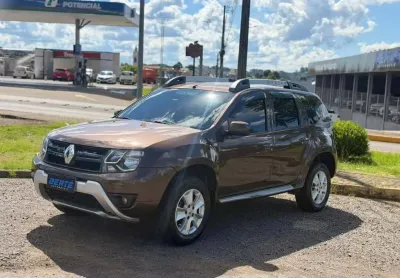 Renault duster dynamique 2.0 flex aut. - marrom - 2016/2017
