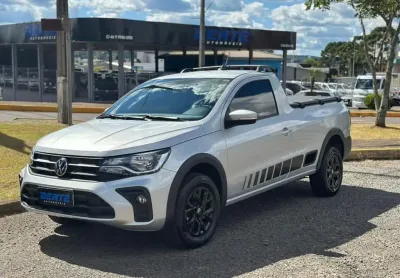 Volkswagen Saveiro Trendline 1.6 Total Flex  - Prata - 2024/2025