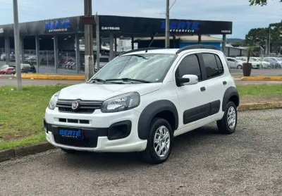Fiat Uno Way 1.3 Flex  - Branca - 2017/2018