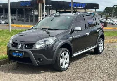Renault Sandero Stepway Hi-Flex 1.6 - Preta - 2009/2010