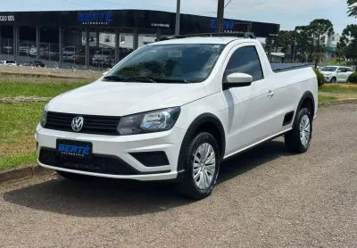 Volkswagen Saveiro Robust 1.6 Total Flex  - Branca - 2019/2020