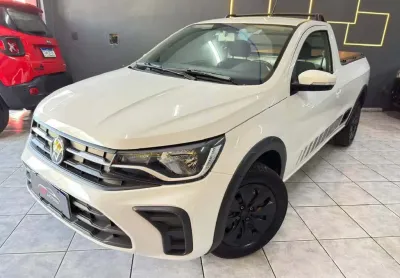 Volkswagen saveiro 1.6 trendline cs - branca - 2024/2025