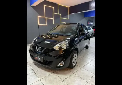Nissan march 1.0 s 12v flex manual - preta - 2015/2015