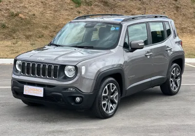 	renegade longitude 2019 – 99 mil km, bancos em couro e rodas aro 18