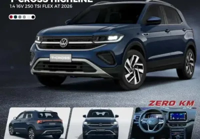 Volkswagen T-cross 2026 1.4 250 tsi total flex highline automático