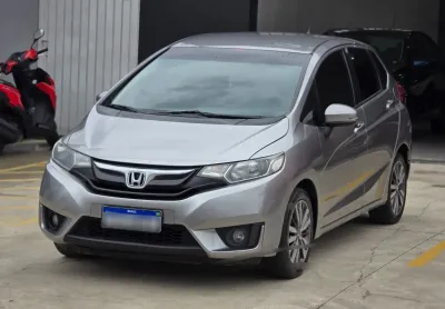 Honda - fit ex 1.5 flex automatico (cvt) 2016 - completo + couro