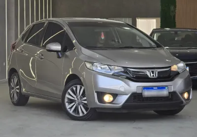 Honda - fit ex 1.5 flex automatico (cvt) 2016 - completo + couro