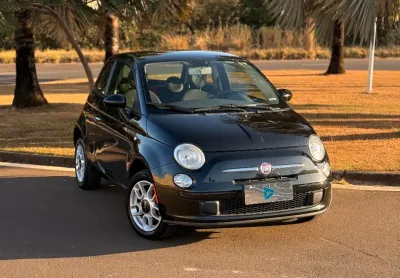 Fiat 500 2012 completo, manual e chave reserva carro revisado com interna linda vermelha 