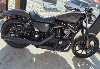 Haeleycom 13 mil de km.estado de zero uma moto classica .vento na cara