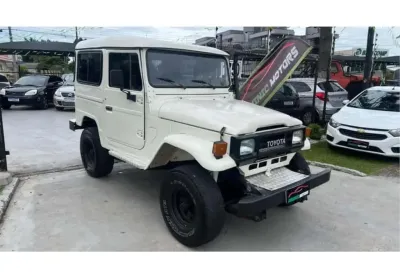 Toyota bandeirante 1990 4.0 oj50lv 4x4 teto rigido diesel 2p manual