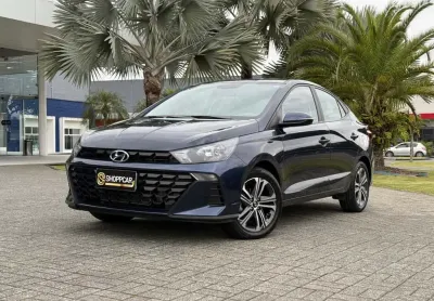 Hyundai hb20s  comfort 1.0 tb flex 12v aut. - azul - 2023/2024