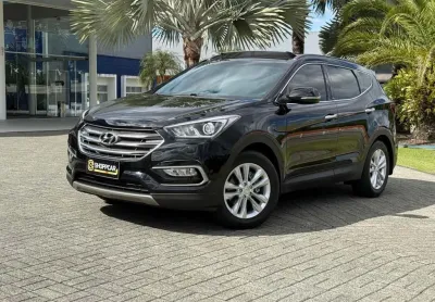 Hyundai Santa Fe/GLS 3.3 V6 4X4 Tiptronic  - Preta - 2017/2018