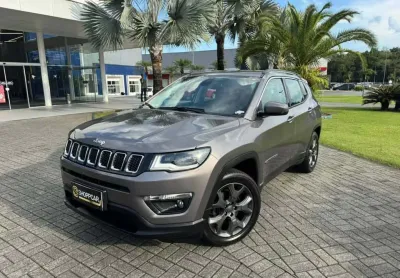 Jeep compass longitude 2.0 4x2 flex 16v aut.  - cinza - 2019/2019