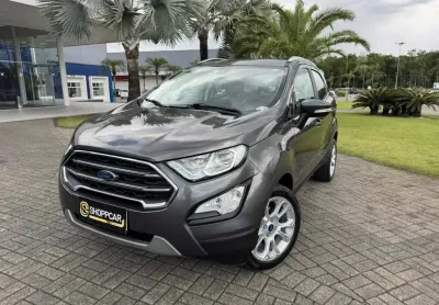 Ford ecosport titanium 1.5 12v flex 5p aut.  - cinza - 2020/2021