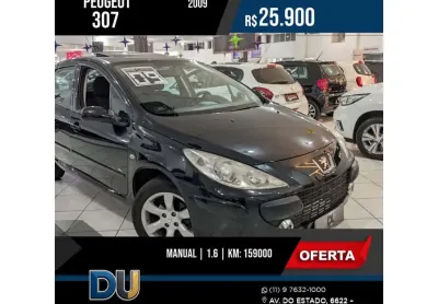 Peugeot 307 2009 1.6 presence pack 16v flex 4p manual