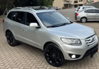 Hyundai santa fe fé gls 3.5 v6 4x4 blindado 2012 impecável tiptronic 