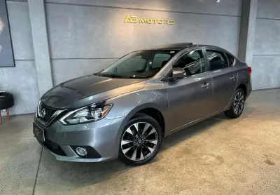 Nissan sentra sl 2.0 flexstart 16v aut.  - cinza - 2017/2018