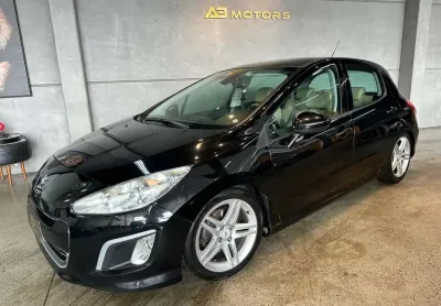 Peugeot 308 /  allure - preta - 2012/2013