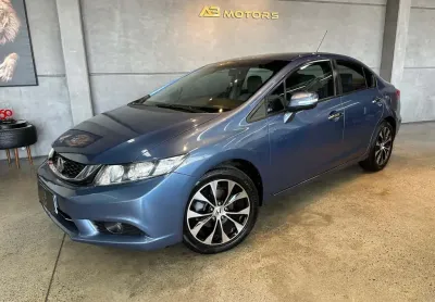 Honda civic lxr - azul - 2014/2015