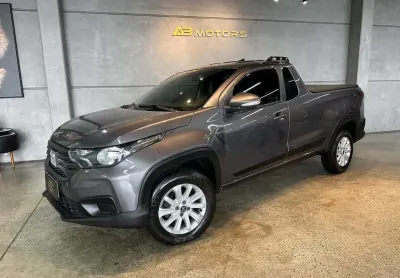 Fiat strada freedom 13cs - cinza - 2020/2021