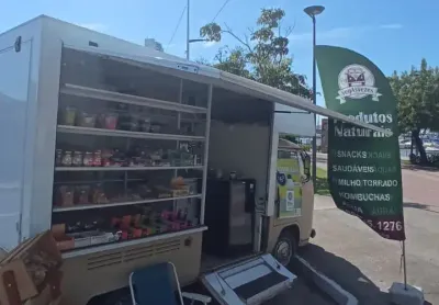 Kombi c/ estrutura de loja personalizada para iniciar negócio próprio!