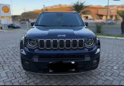 Jeep renegade modelo 2024, 1.3 turbo longitude, azul jazz