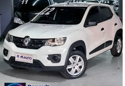 Renault kwid zen 2022 – flex – branco – o mais econômico da categoria! 