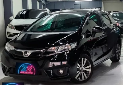 Honda fit ex 2015 – preto – completo top de linha! 