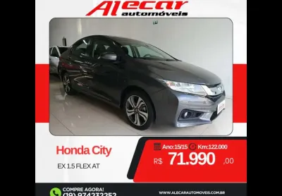 City sedan ex 1.5 flex 16v 4p aut.