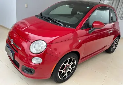 Fiat 500 sport ano 2012 com teto panorâmico e  câmbio automát
