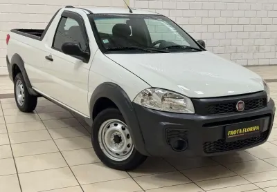 Fiat strada strada working hard 1.4 fire flex 8v cs - branca - 2019/2019