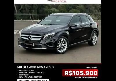Gla 200 advance 1.6/1.6 tb 16v flex aut.