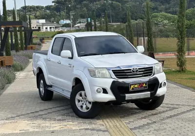 Toyota hilux cd sr 4x2 2.7 16v/2.7 flex aut.  - branca - 2015/2015