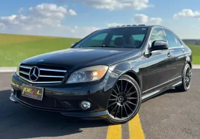Mercedes-benz c-350 sport 3.5 v6  - preta - 2007/2008