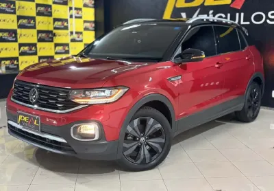 Volkswagen t-cross highline tsi - vermelha - 2024/2024