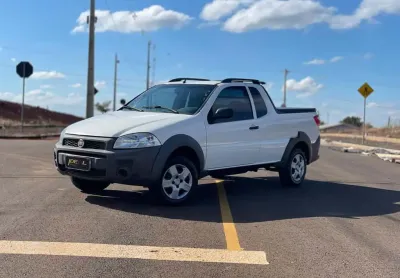 Fiat strada hard working 1.4 - branca - 2018/2018
