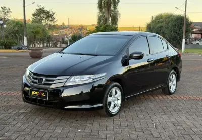 Honda city sedan lx 1.5 flex 16v 4p aut.  - preta - 2011/2012