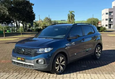 Volkswagen t-cross comfor. 200 tsi 1.0 flex 5p aut. - azul - 2023/2024