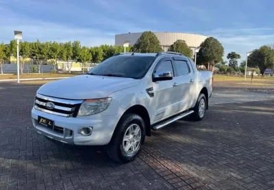 Ford ranger  ltd 3.2 4x4 cd diesel - branca - 2014/2014
